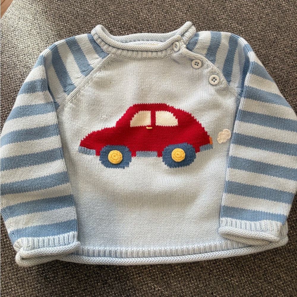 Zubels Light Blue Knit Sweater